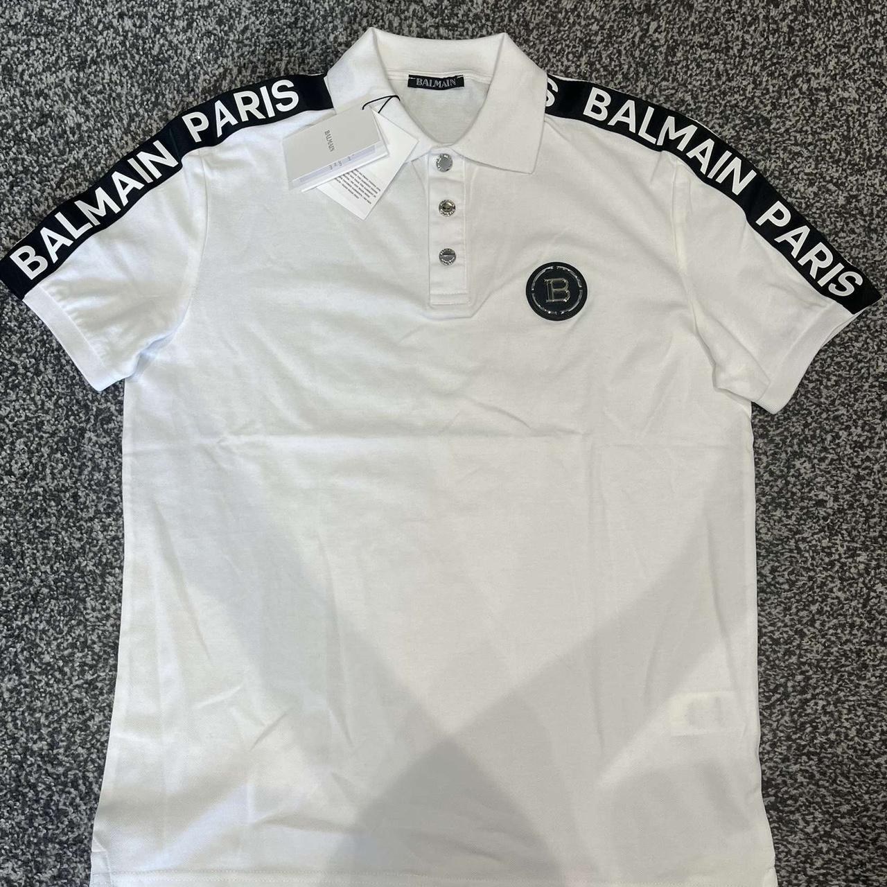 Balmain Brand Balmain T Shirt Dubai Balmain Polo Shirt, Men's Size