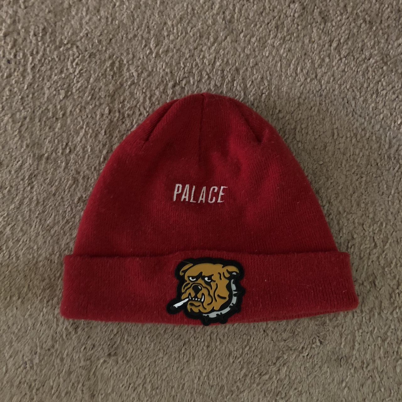 Palace Men's Burgundy and Red Hat