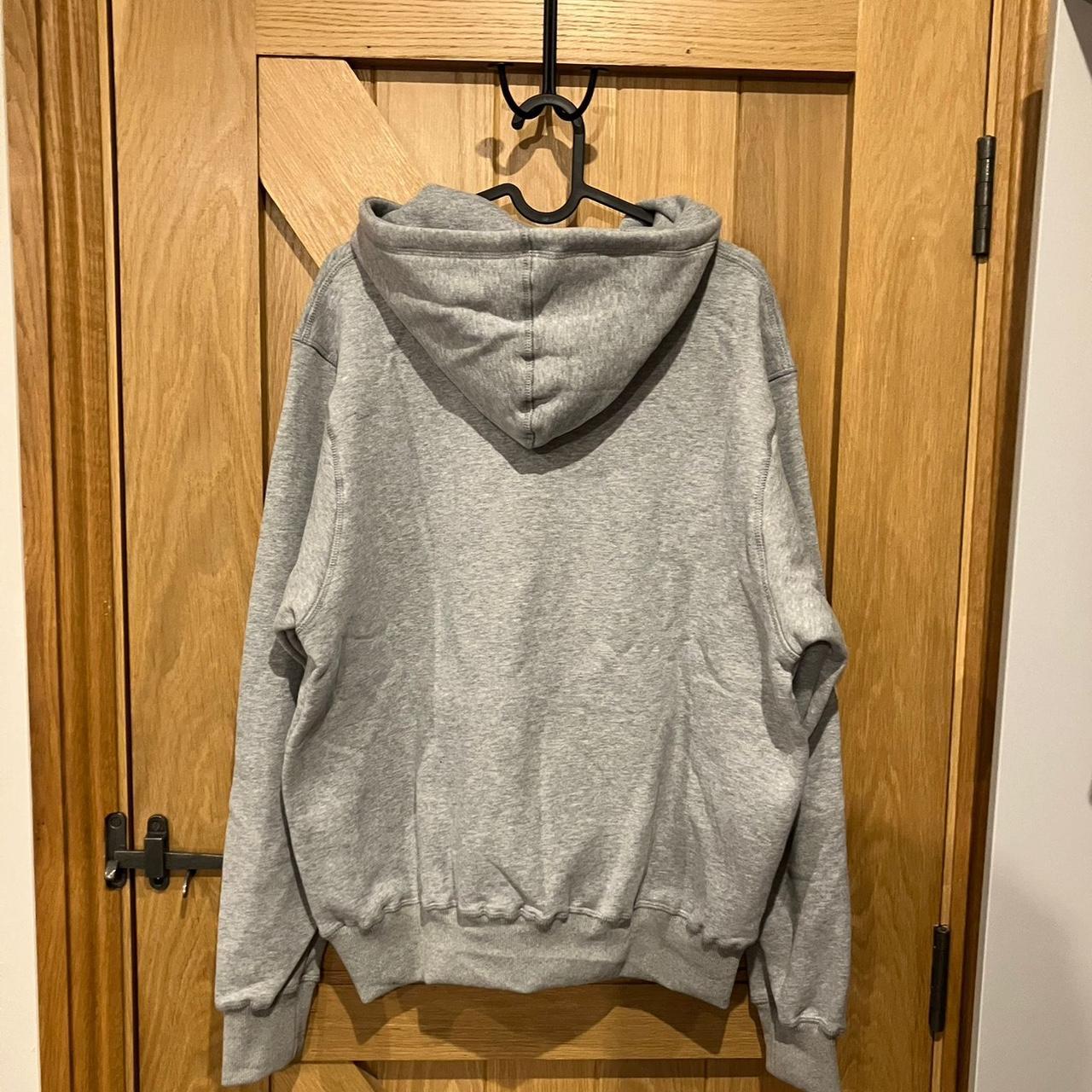 Grey cortiez hoodie - Depop