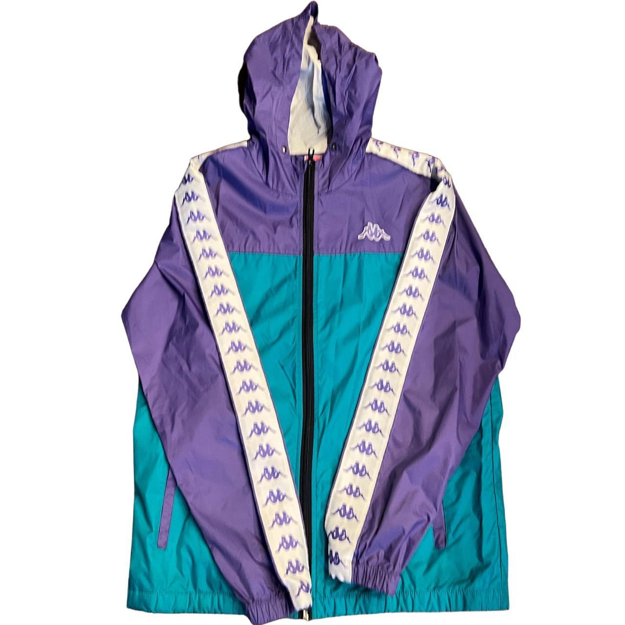 Kappa sale windbreaker purple