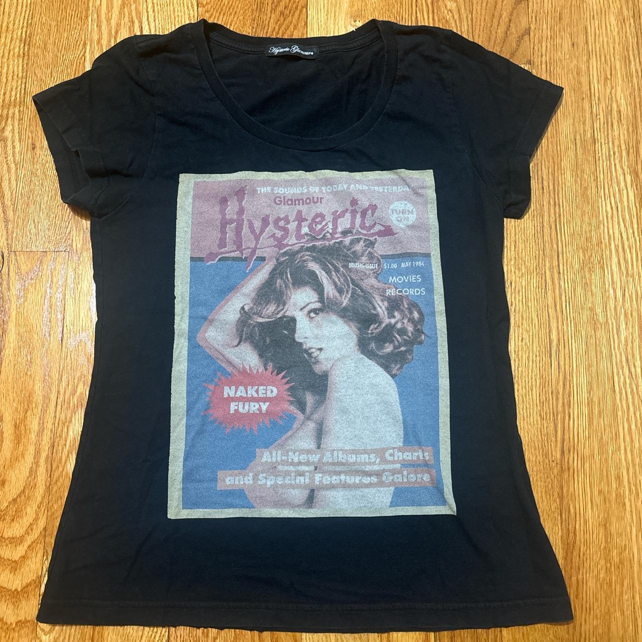 black hysteric glamour shirt , size: s/m, rare design