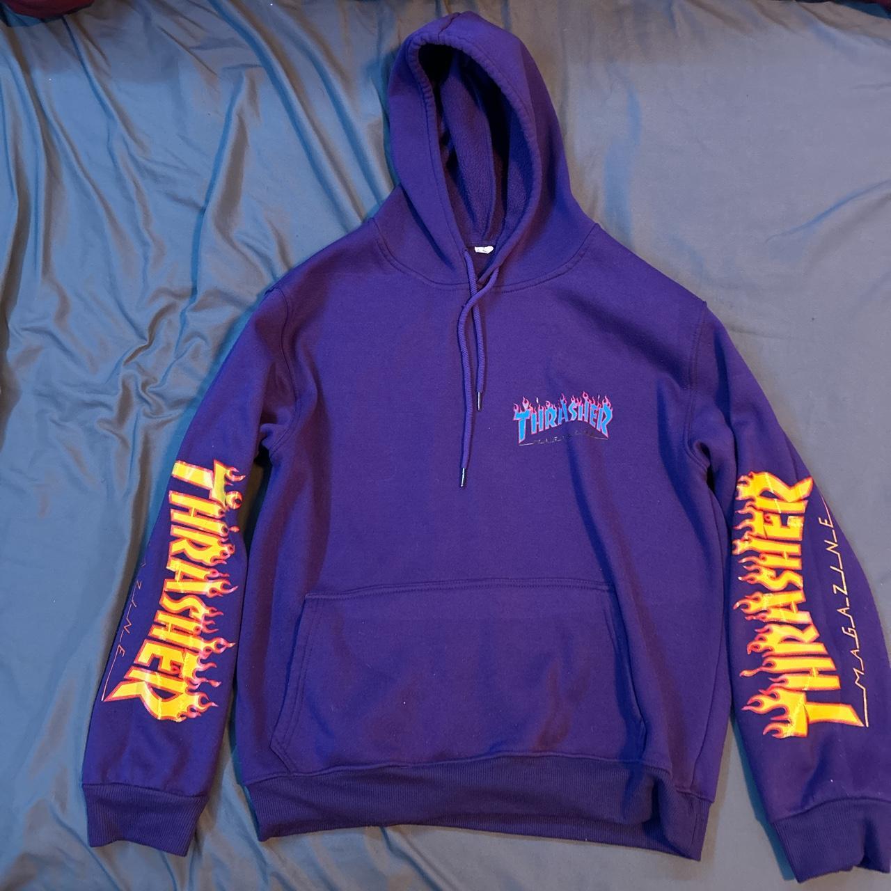 Thrasher Women's Purple Sweatshirt 