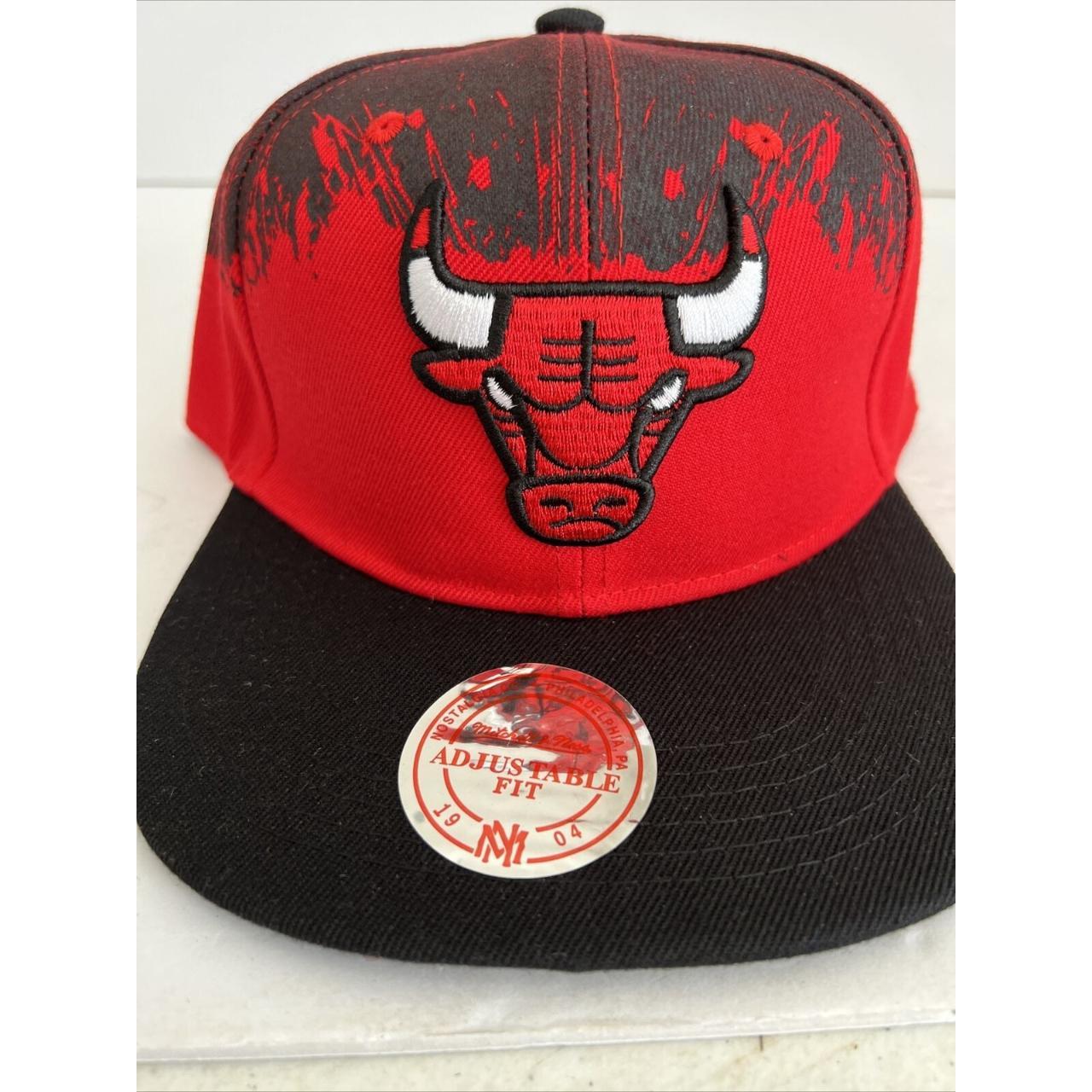 Chicago Bulls NBA Mitchell & Ness Black Red - Depop