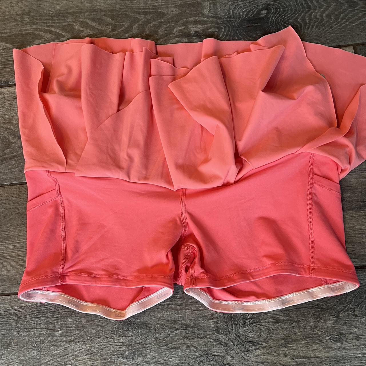 Lululemon Women's Pink Skirt Depop