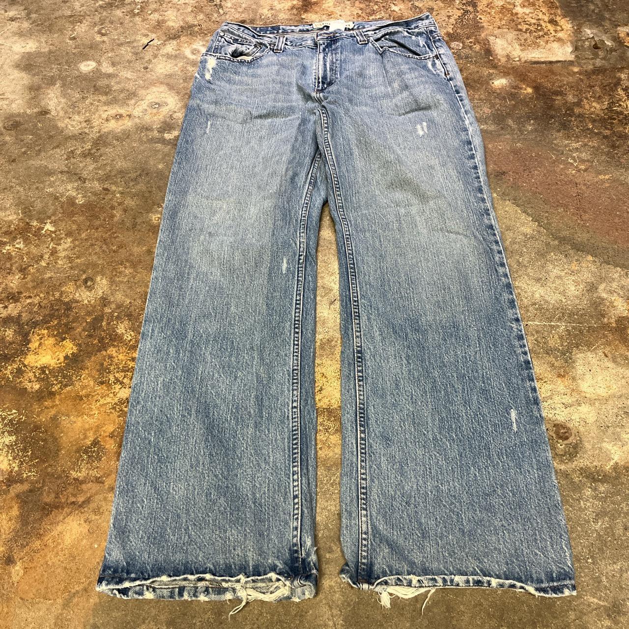 Y2k cyber grunge bill jean jnco jeans 34x32 Leg... - Depop