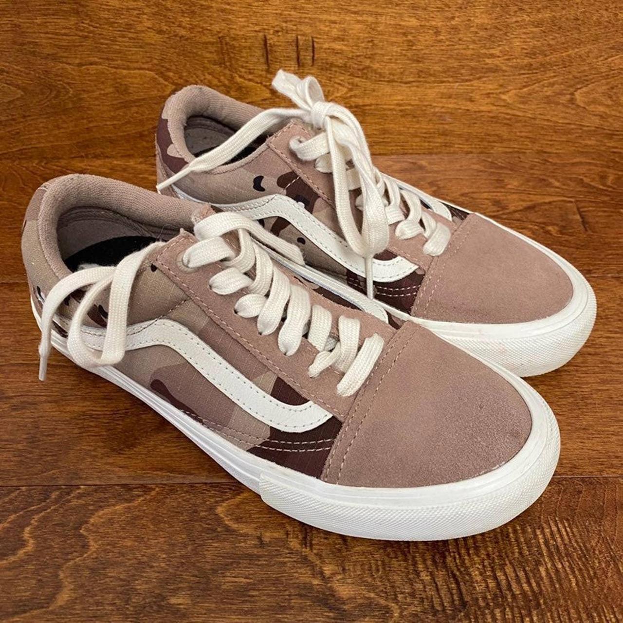 Vans old skool pro deals desert camo skate shoes