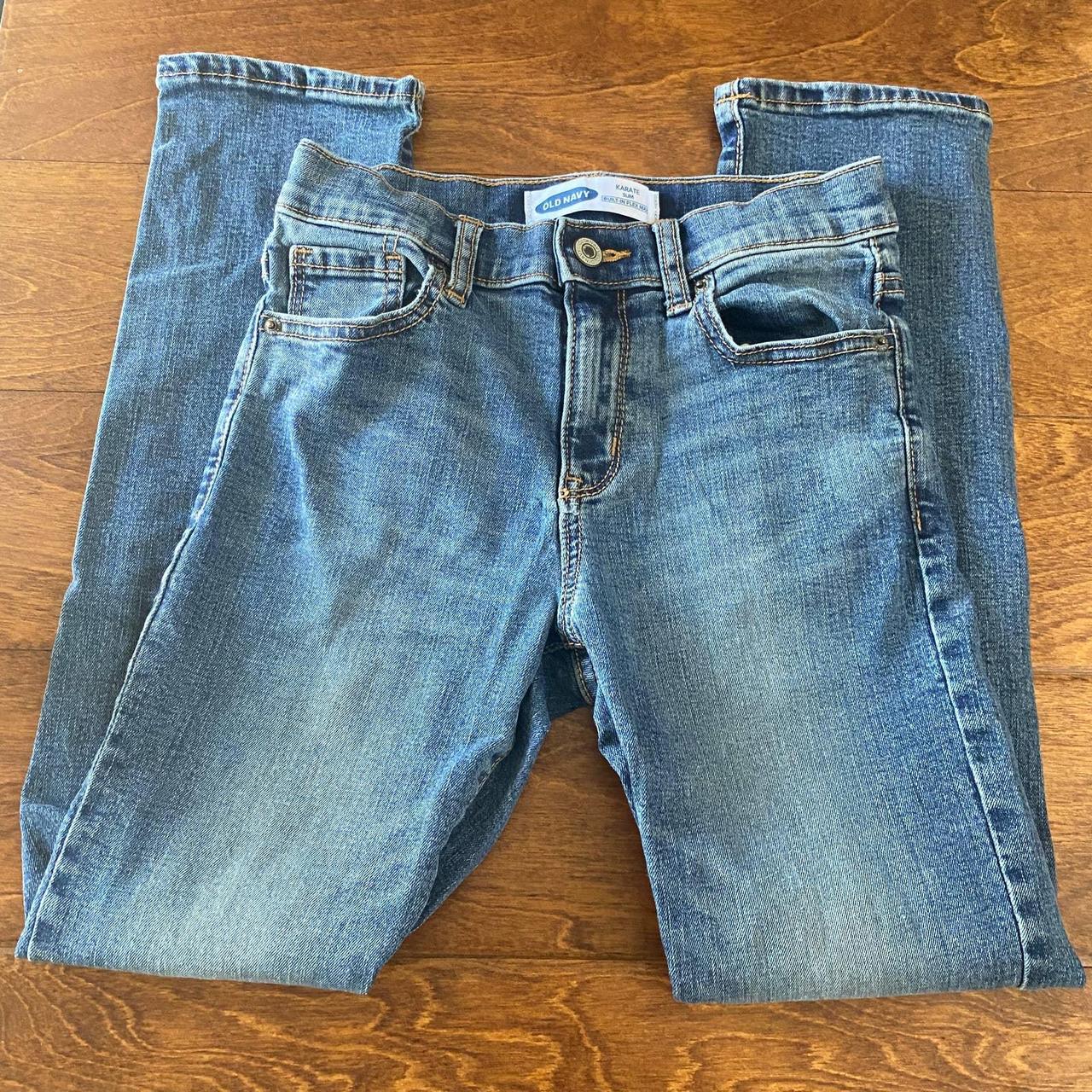 OLD NAVY Karate Slim Boys Jeans Adjustable Waist - Depop