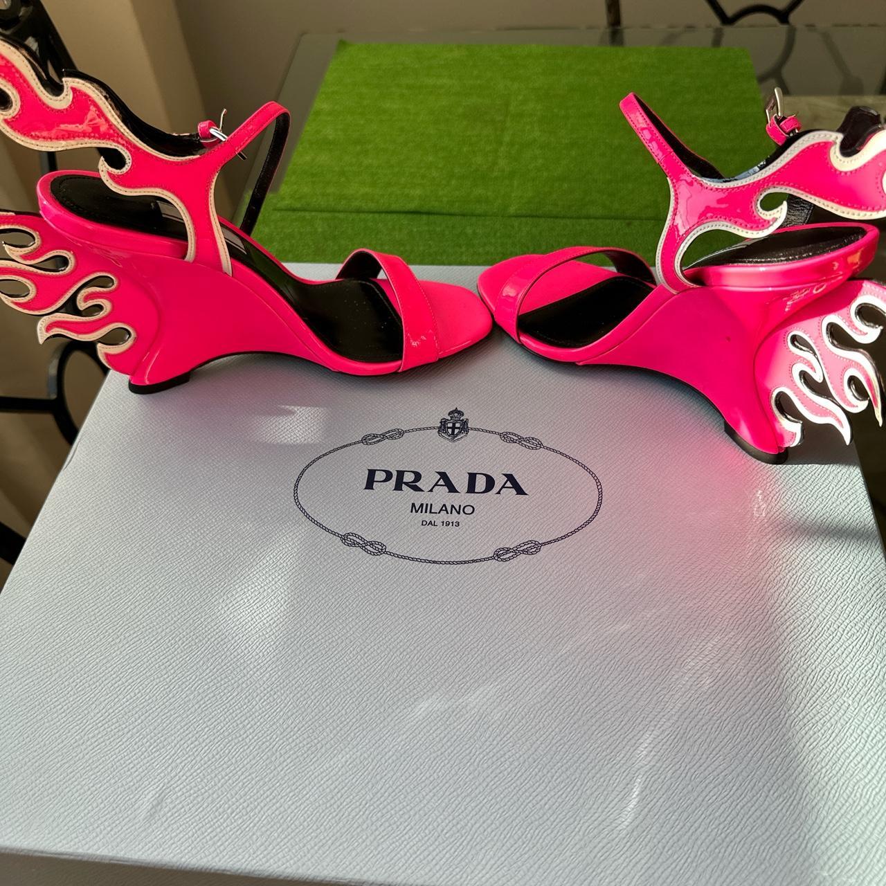 Prada best sale flame sandal