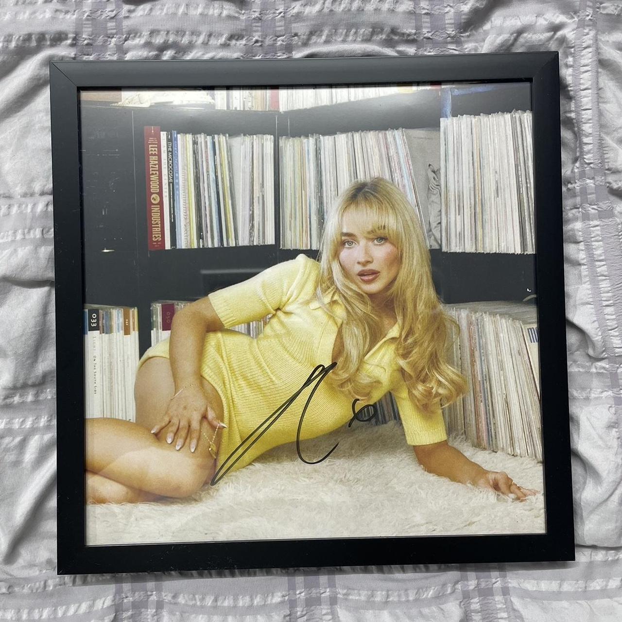 Sabrina Carpenter SIGNED Short N' Sweet album Blue | Depop Sabrina Carpenter SIGNED Short N' Sweet album Blue | Depop