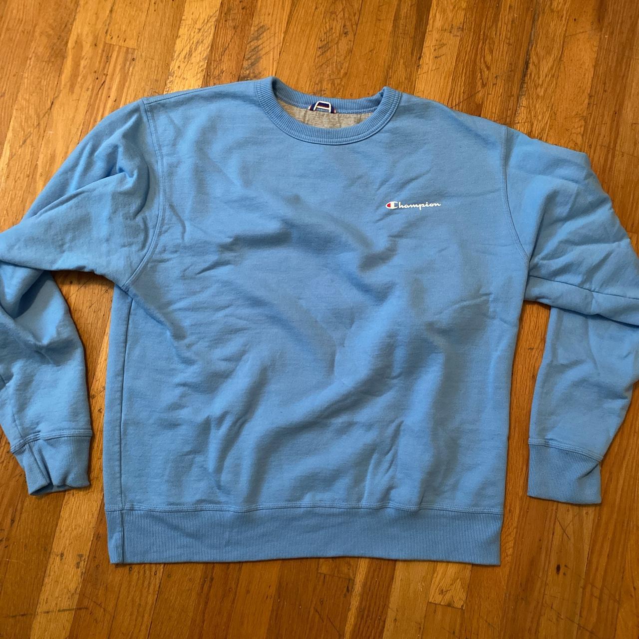 Champion sweater discount baby blue pattern