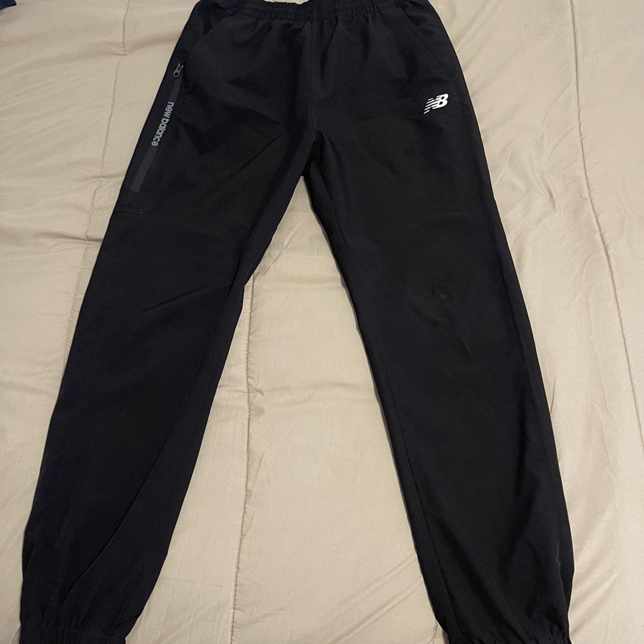 New Balance Men's Black Trousers Depop