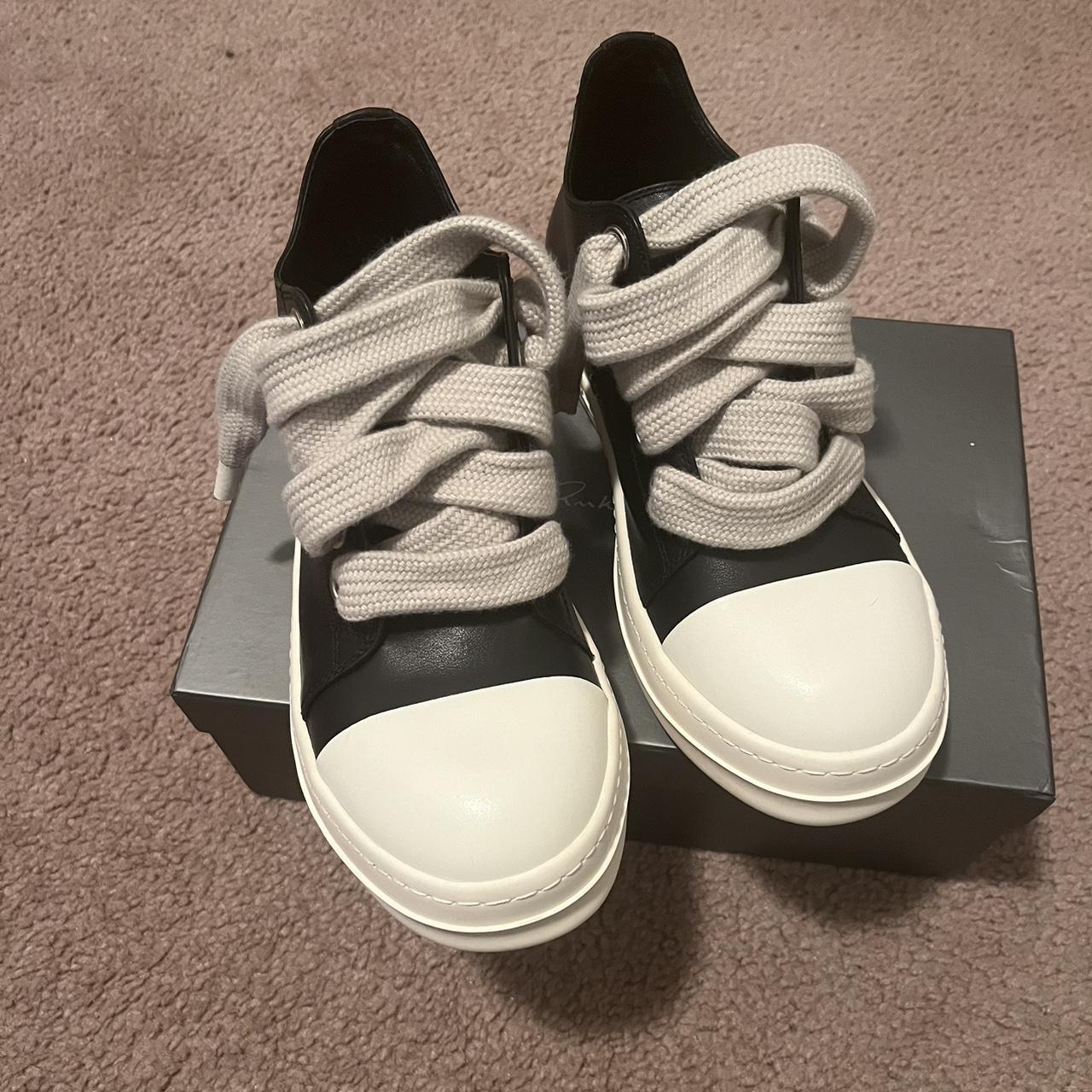 Rick Owen’s Jumbo Lace Lows (SEND OFFERS) Size... - Depop