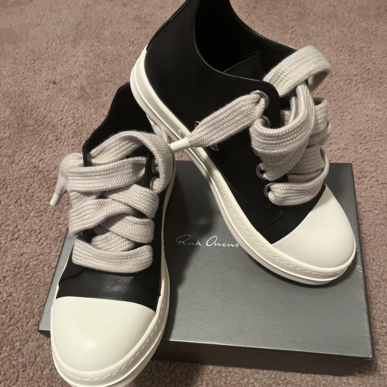 Rick Owen’s Jumbo Lace Lows (SEND OFFERS) Size... - Depop