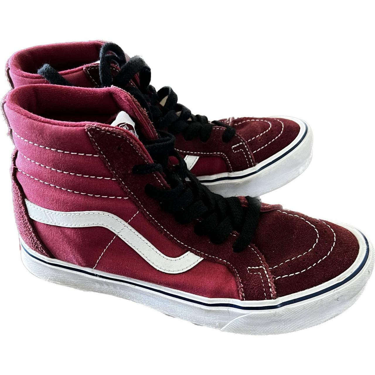 Vans sk8 sale hi maroon