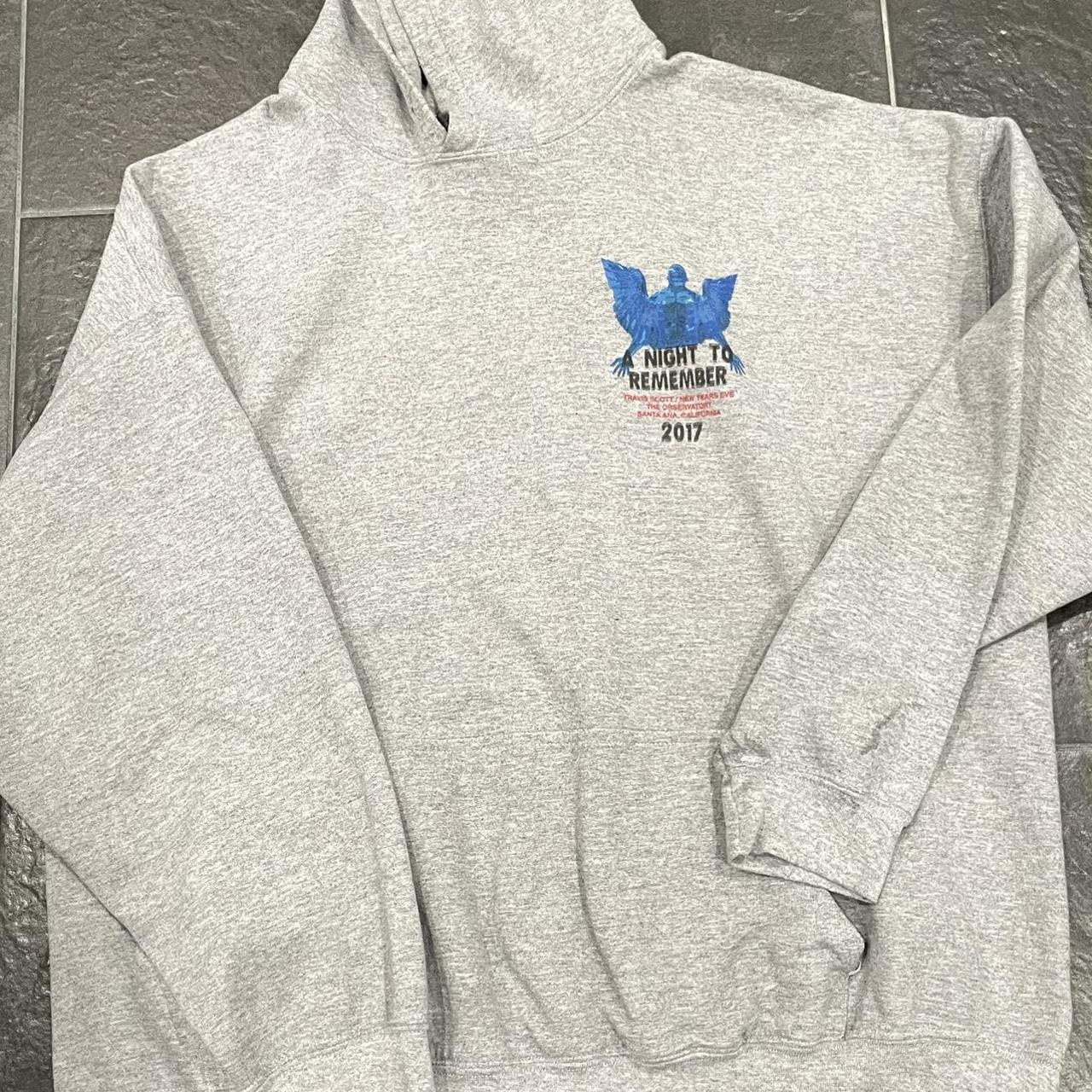 Travis scott best sale hoodie grey