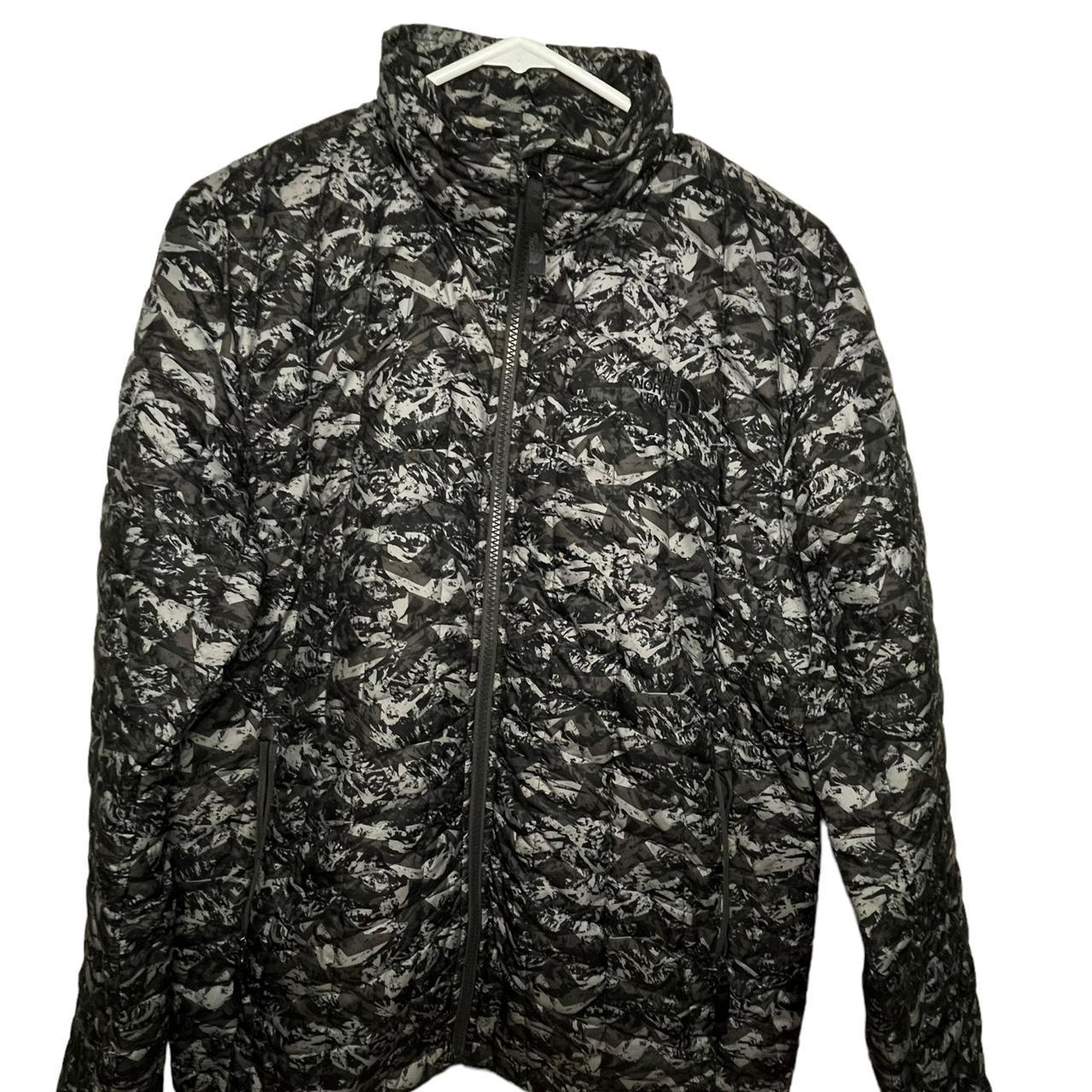 North face discount black camo jacket