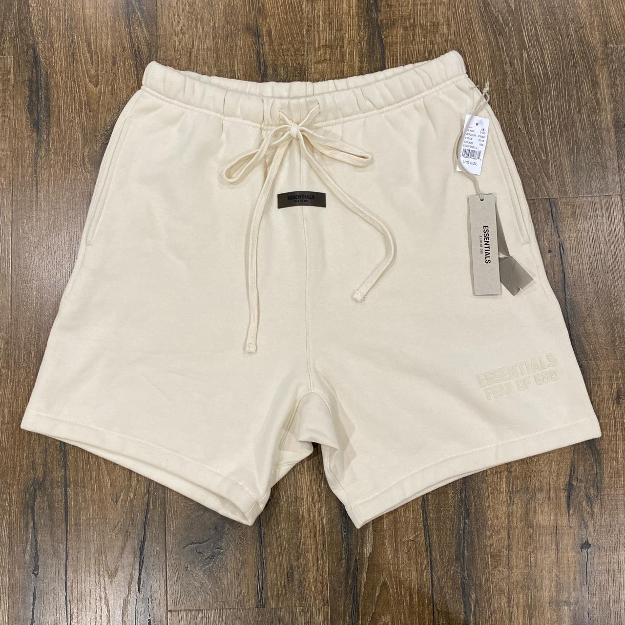 Fear of God Men's Cream Shorts | Depop