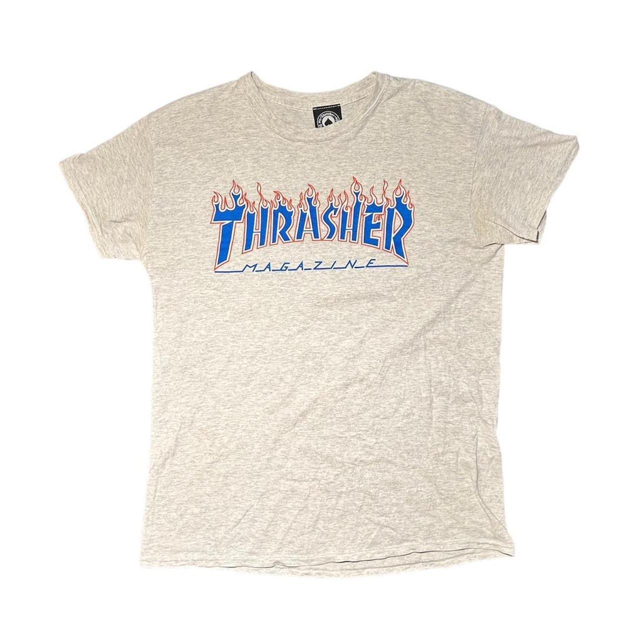 Thrasher tee grey sale