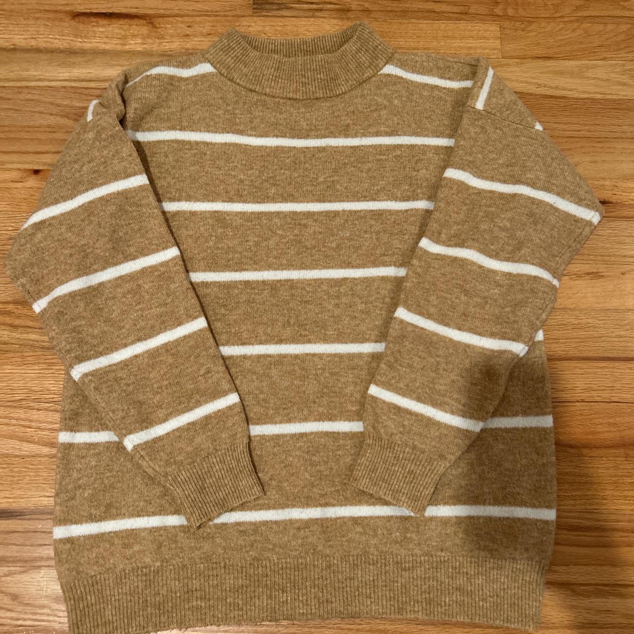 cute striped sweater y2k tagged XS fits like