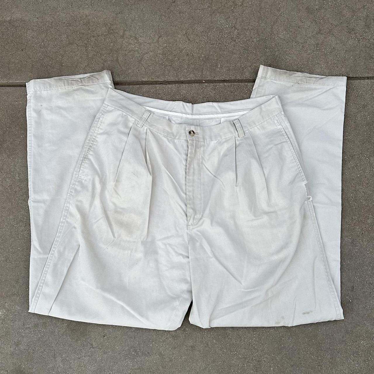Ming Ren White Pants - by ming ren - labeled size... - Depop
