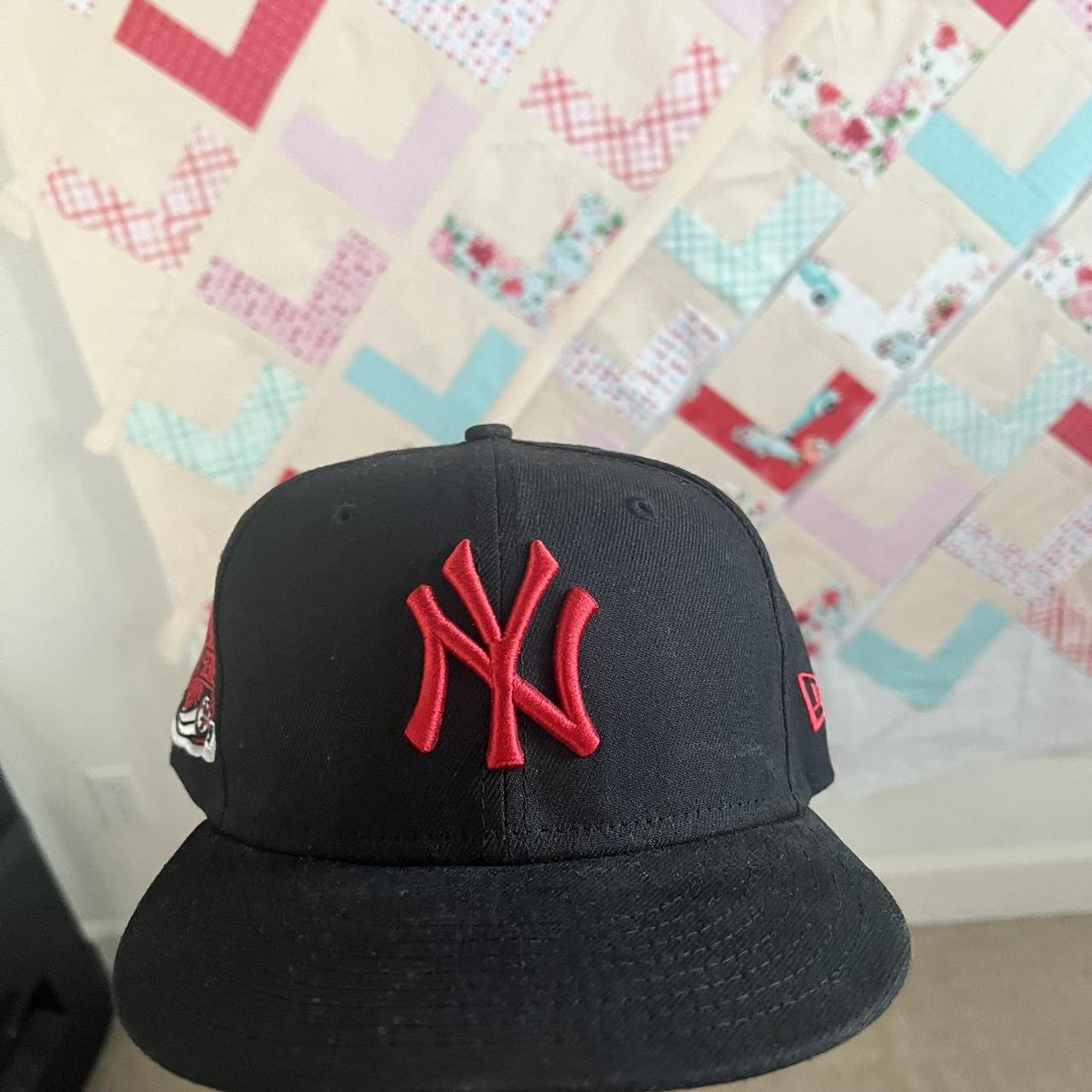 new york yankees subway series fitted hat size 7 1/4 - Depop