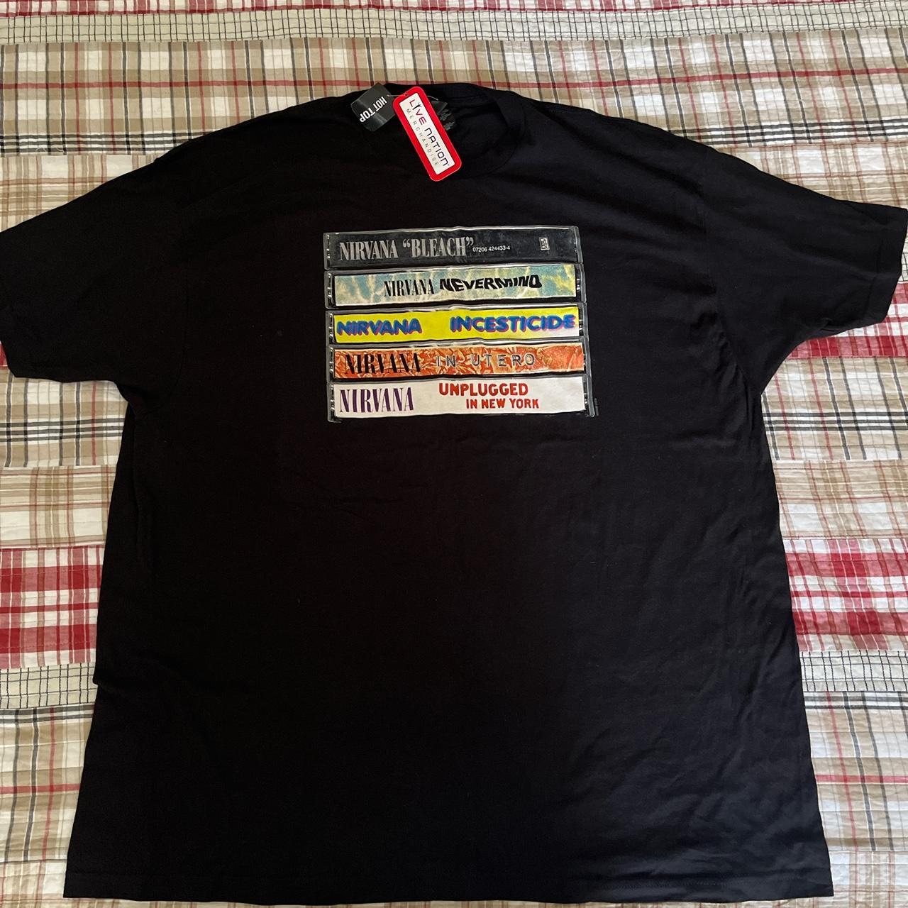 nirvana cassette shirt