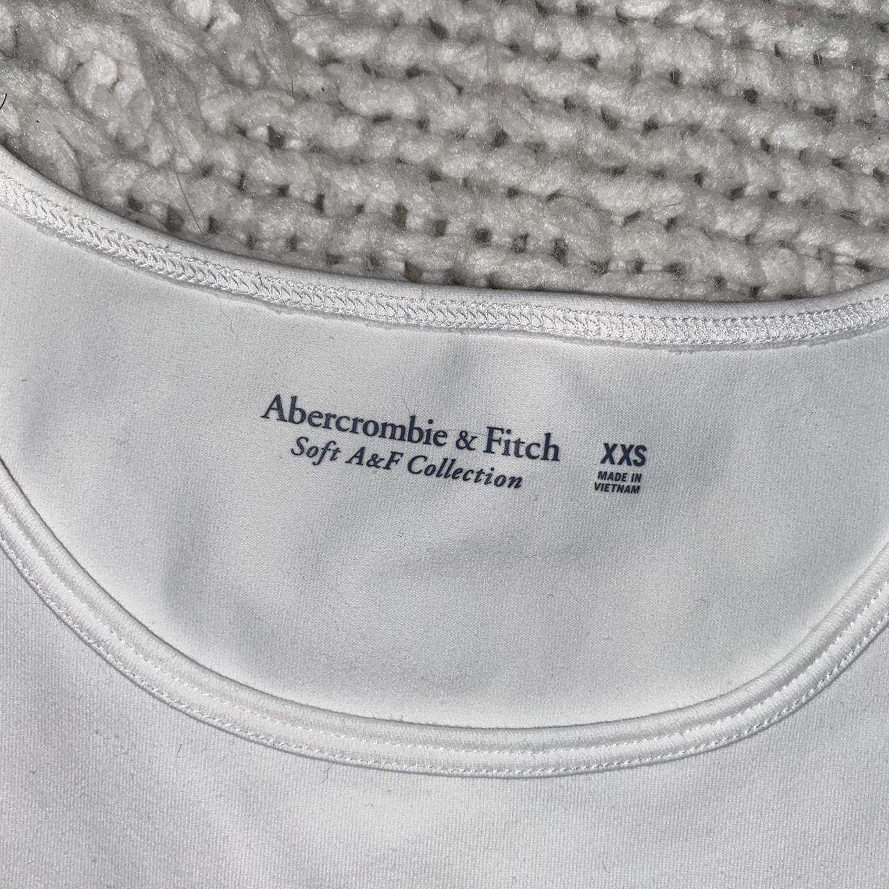 Abercrombie & Fitch Women's White Bodysuit Depop