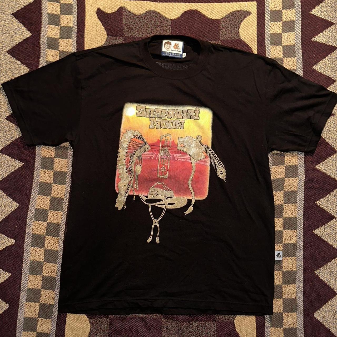 Shanghai Noon Movie promo tee t shirt Size L Pit to... - Depop