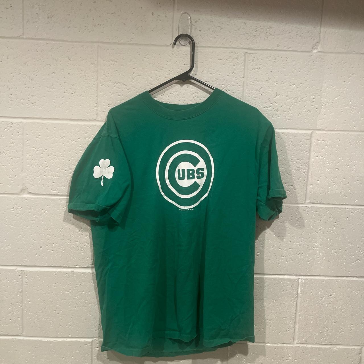 Chicago Cubs St Patrick's Day Tee Size large No flaws - Depop