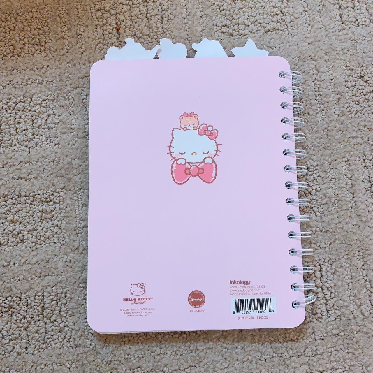 HELLO KITTY NOTEBOOK AND RILAKKUMA STIKY NOTES-... - Depop