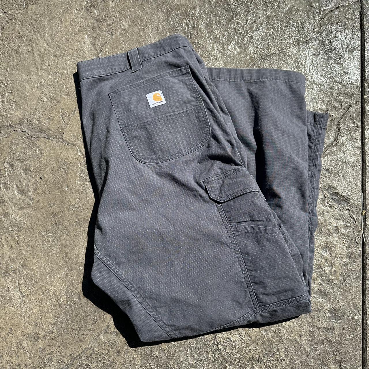 Carhartt Men's Grey Trousers | Depop