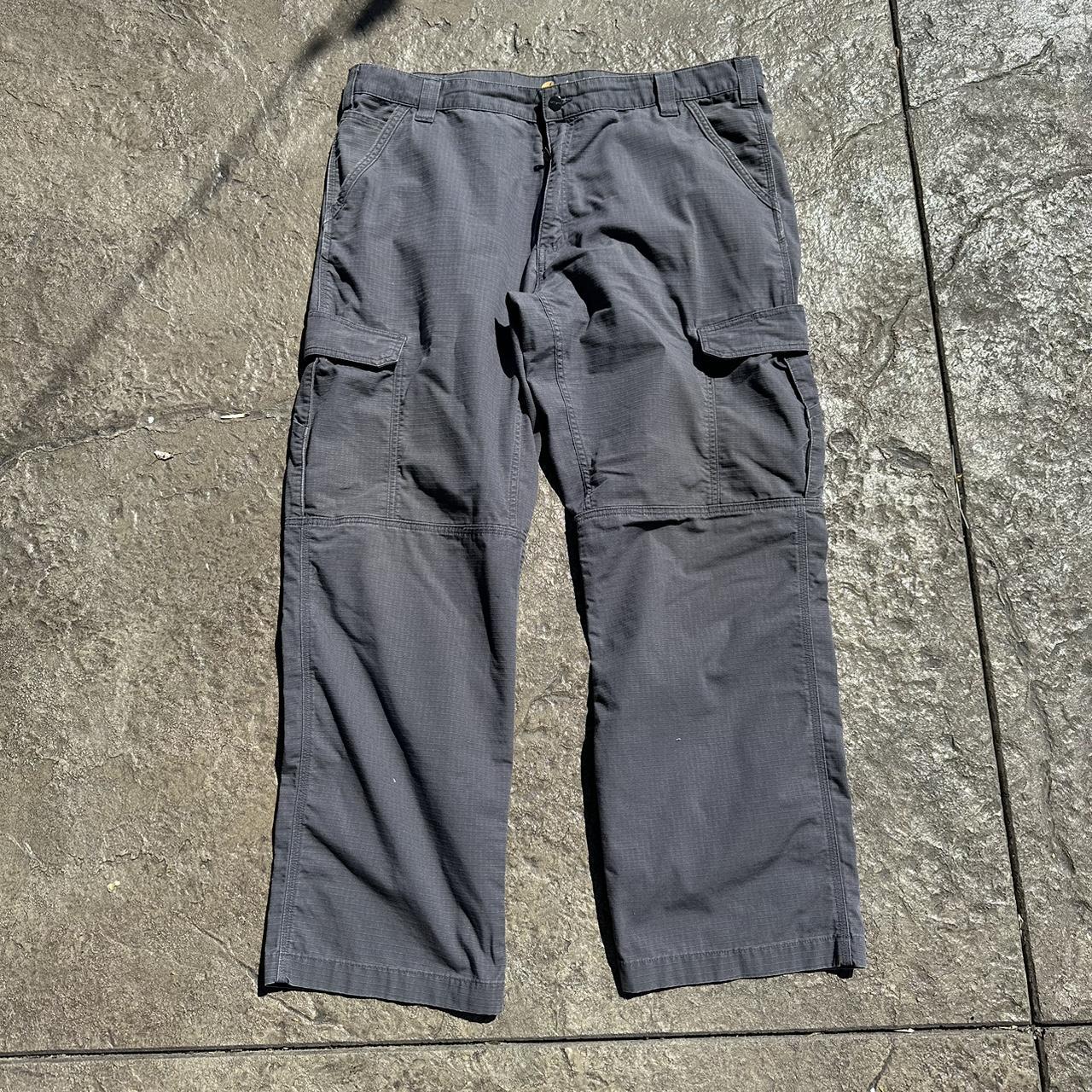 Carhartt Men's Grey Trousers | Depop