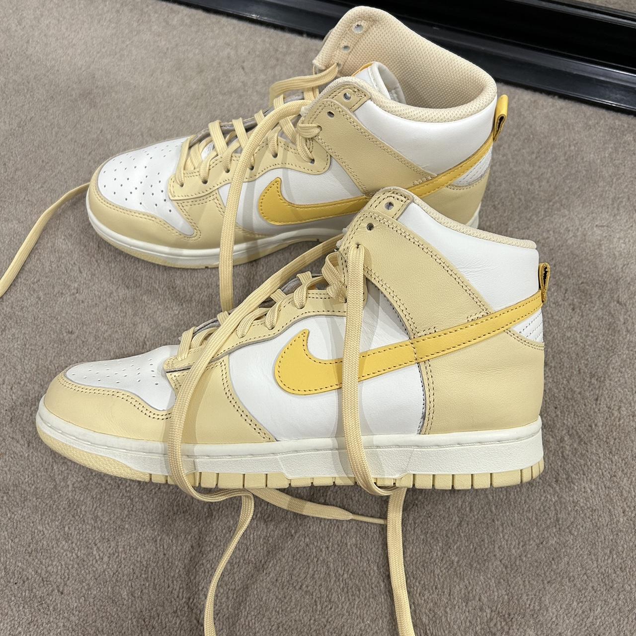 Nike Dunk High womens White and cream