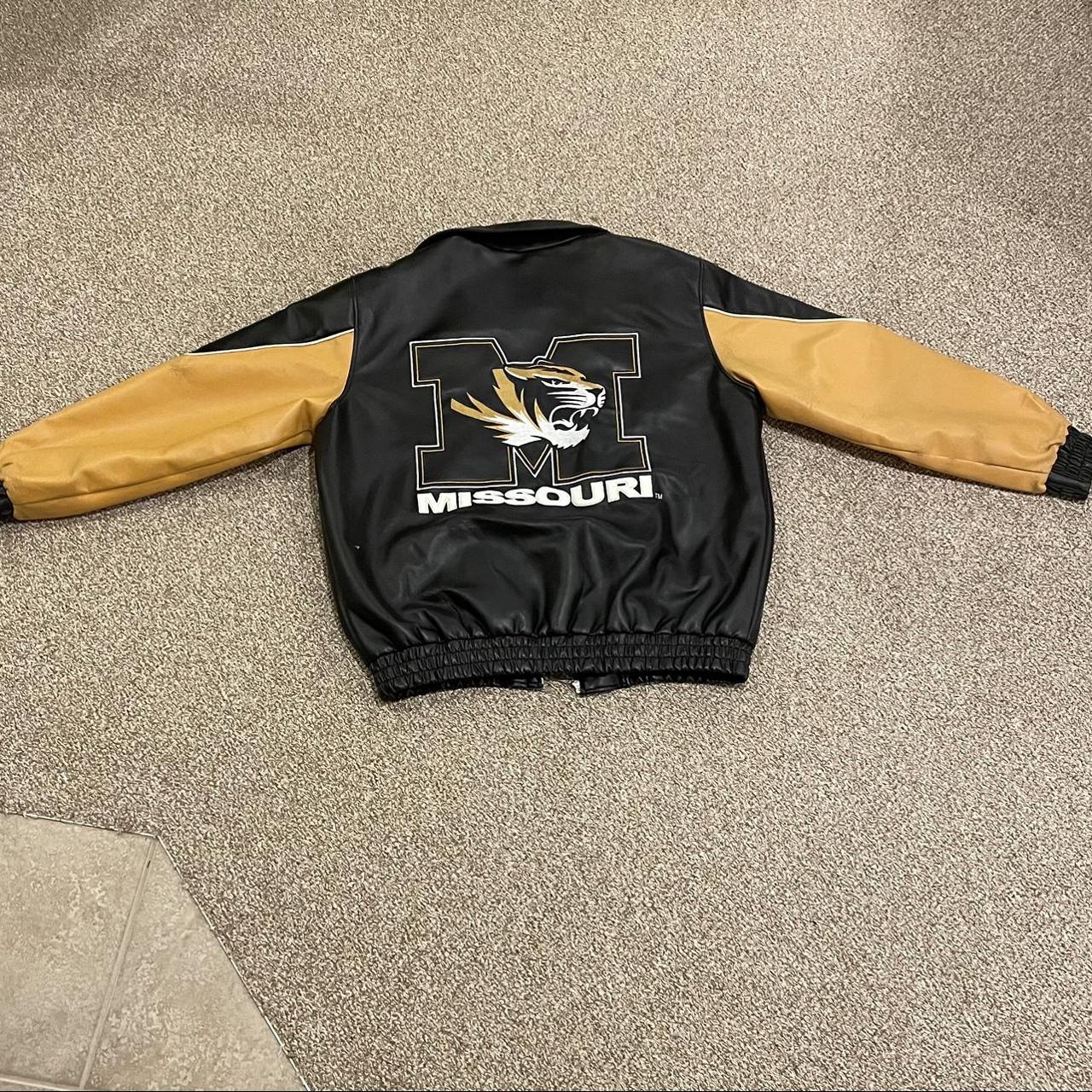 Mizzou Tigers Black/Gold Toddler Varsity Jacket