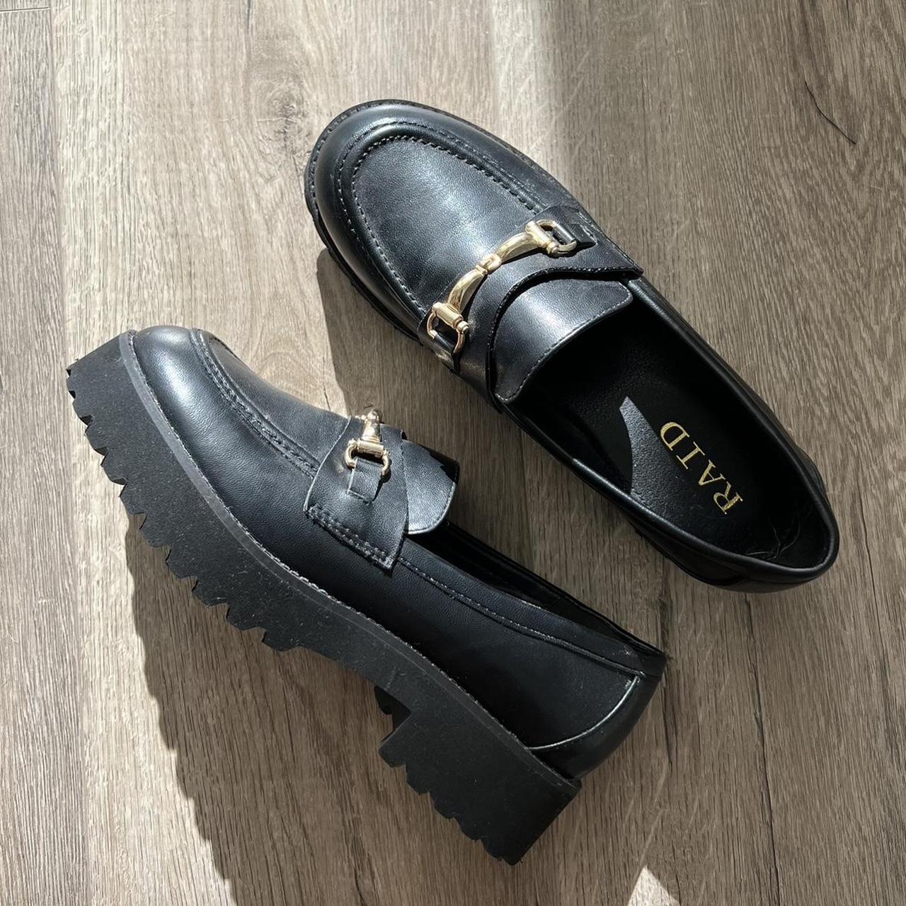 Women's Black Loafers | Depop