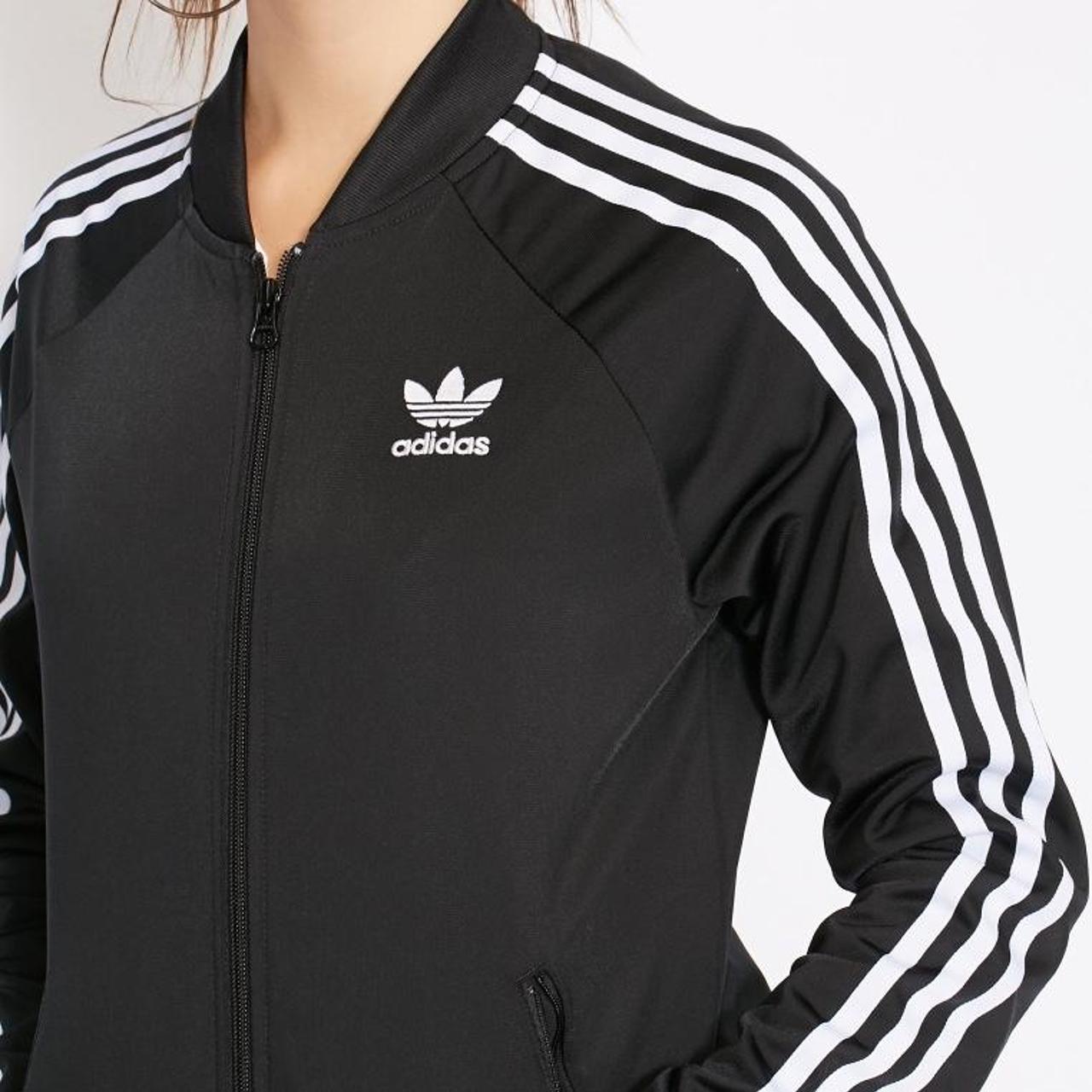 ADIDAS Originals Supergirl Track Jacket Black . Depop