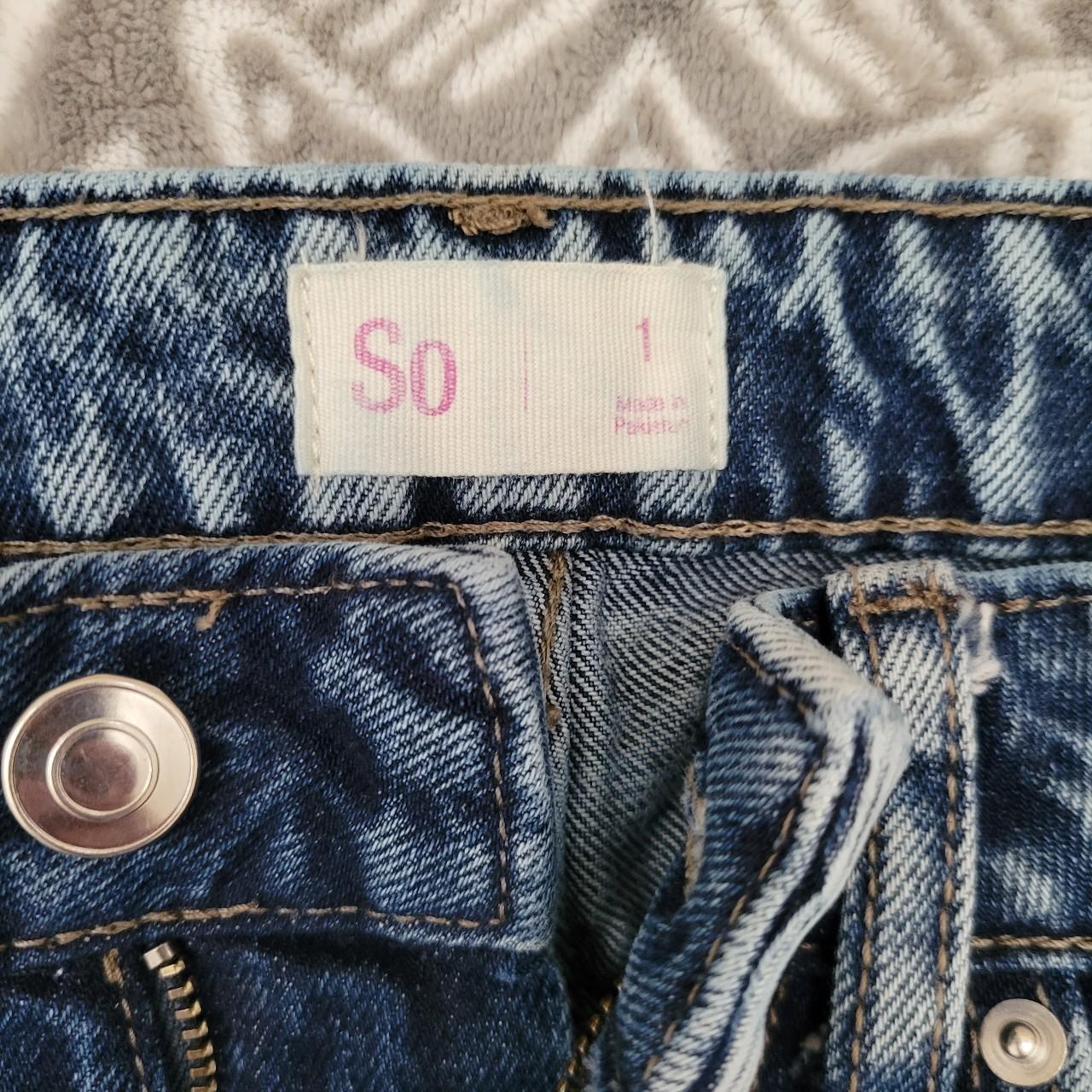 So ( Kohls ) high waist acidwashed straight leg... Depop