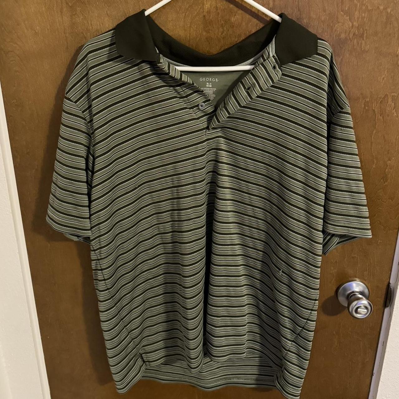 George Polo Shirt Striped size XL - Depop