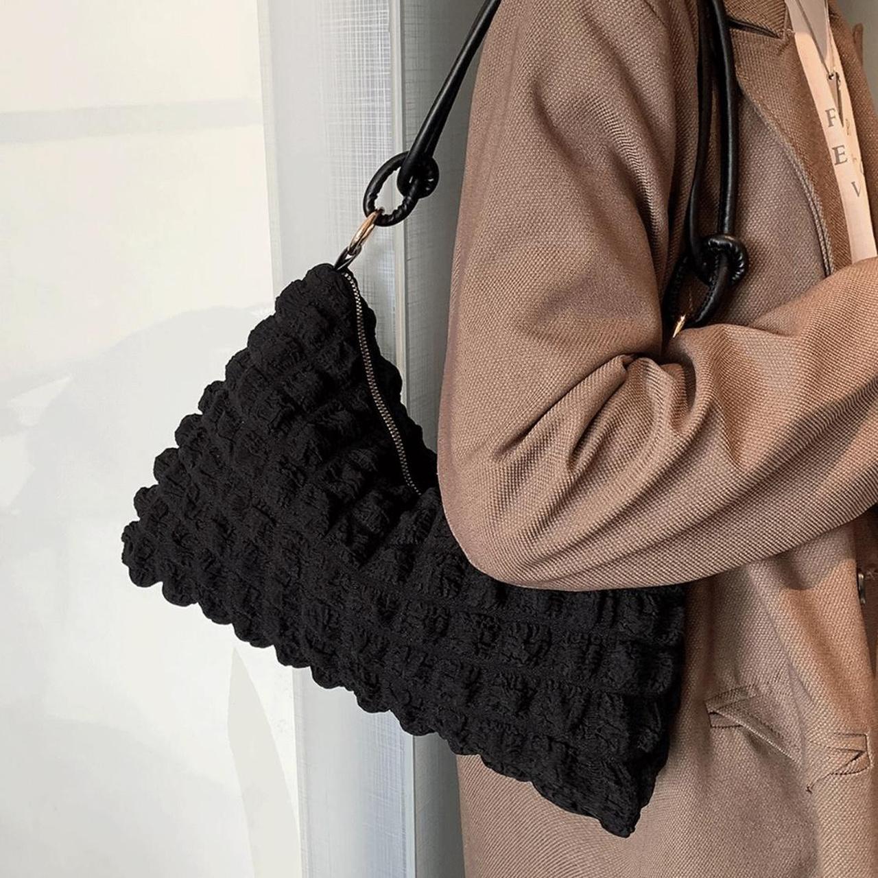 Minimalist Shoulder Ruched Bag