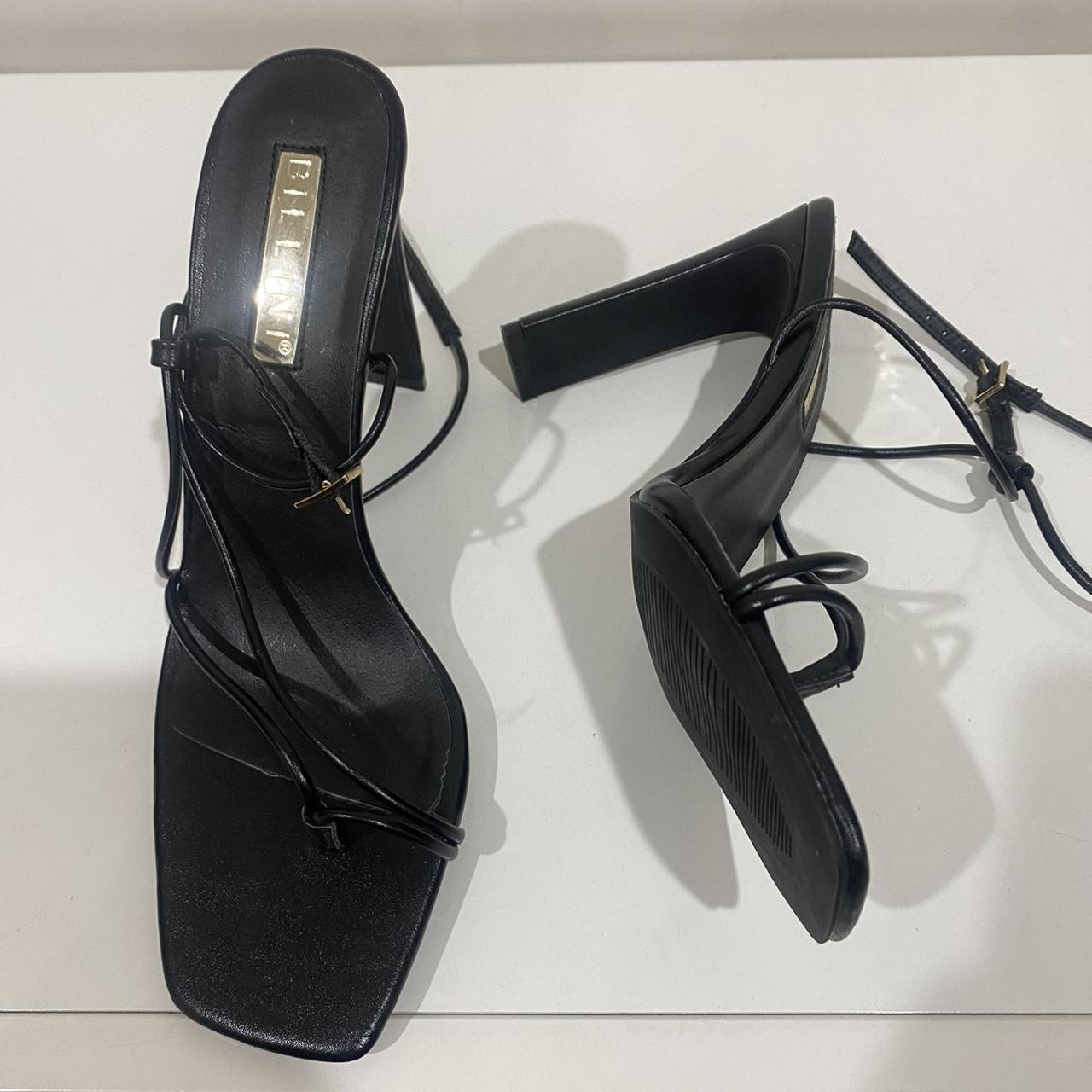 Billini black heels. Never worn, size 10 womens aus - Depop