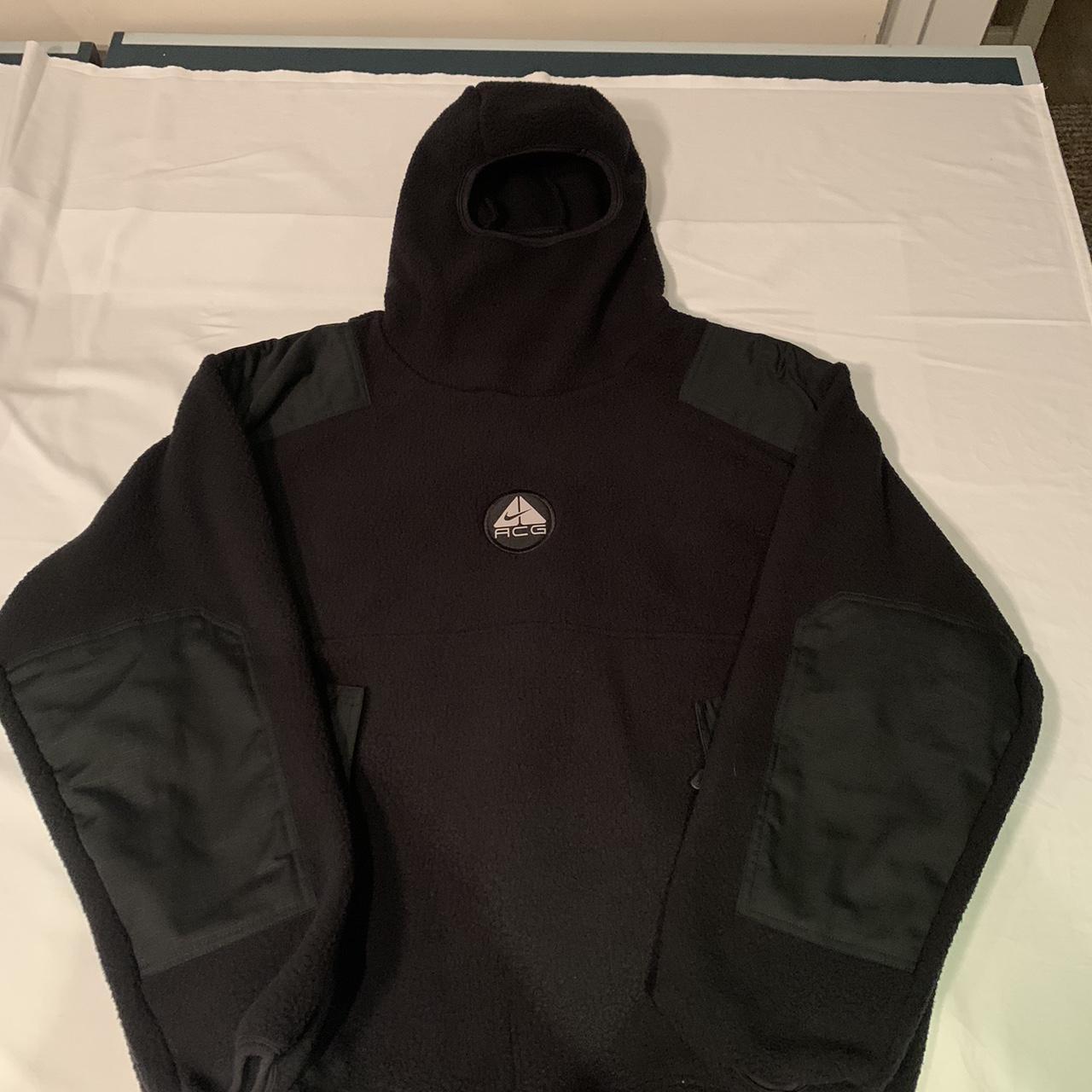 Black Nike ACG ninja fleece.🥷 Soft fleece material... Depop