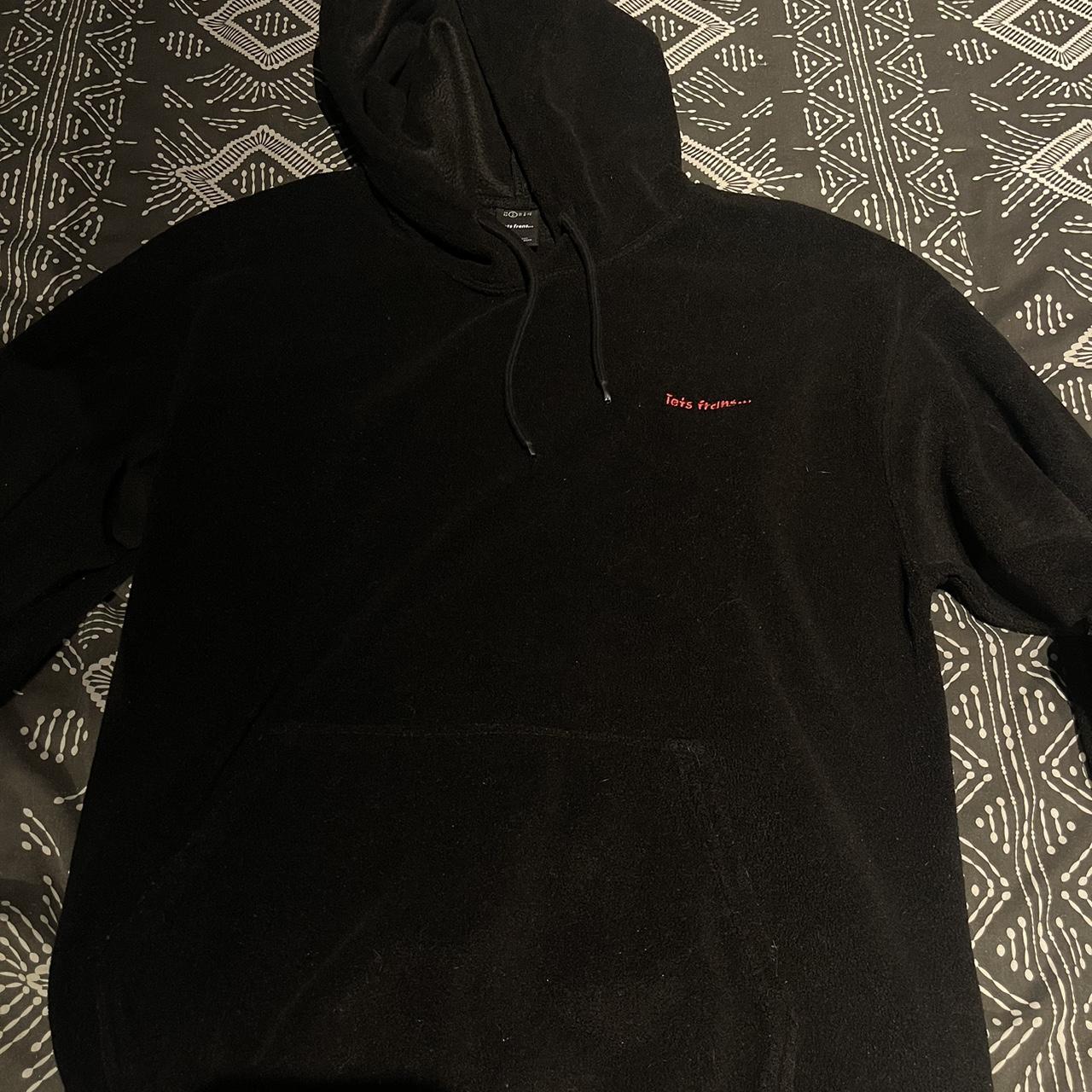 Urban Outfitters Black Hoodie - Worn a handful of... - Depop