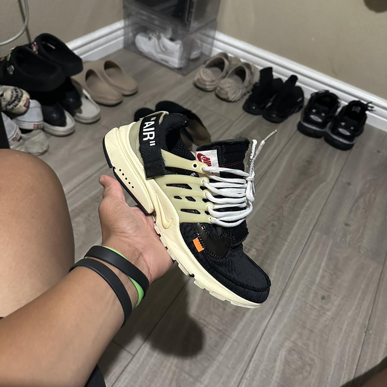 off white prestos black