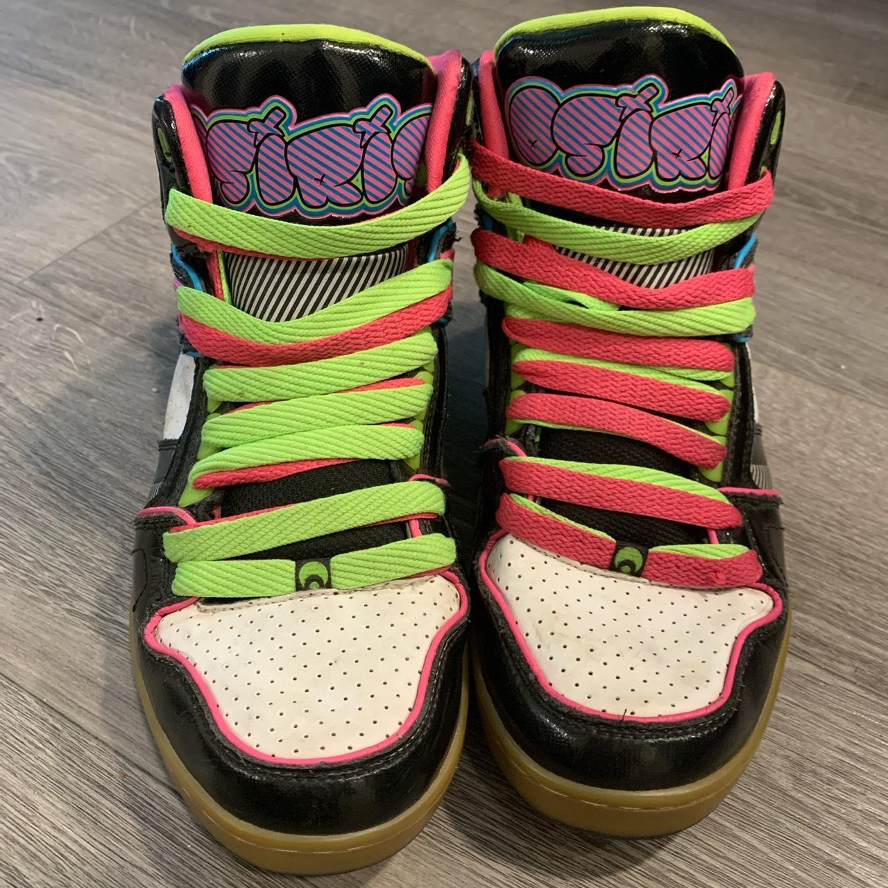 Bubble letter neon Osiris NYC 83 slims *offers... - Depop