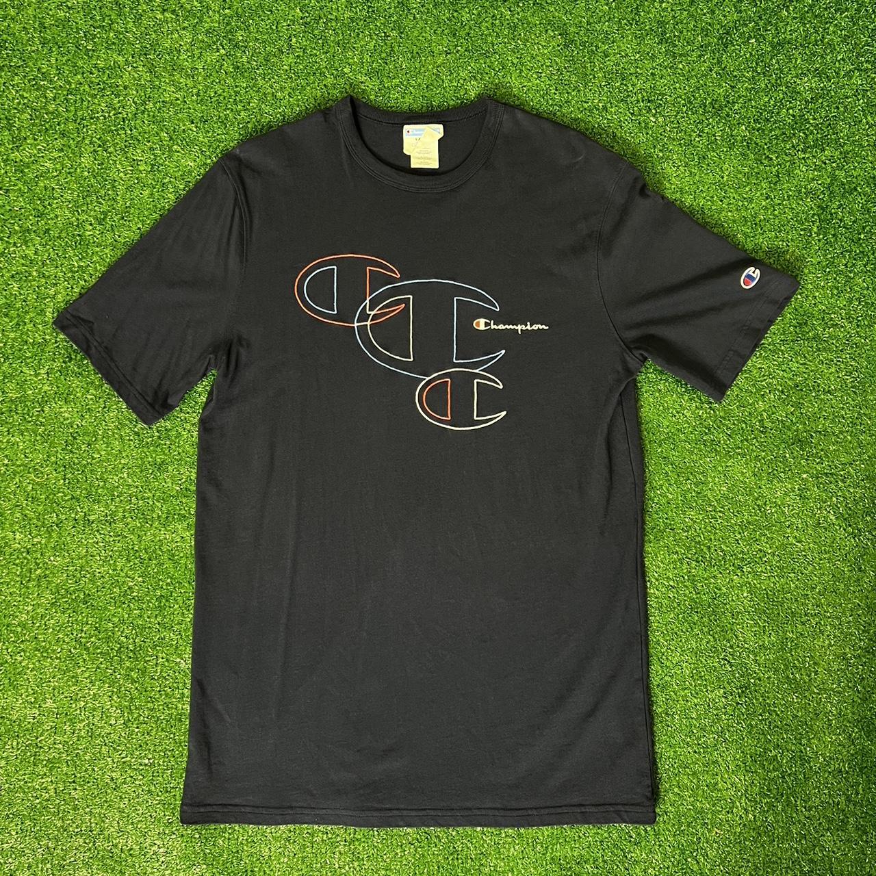 Champion Heritage Embroidered Black T-Shirt