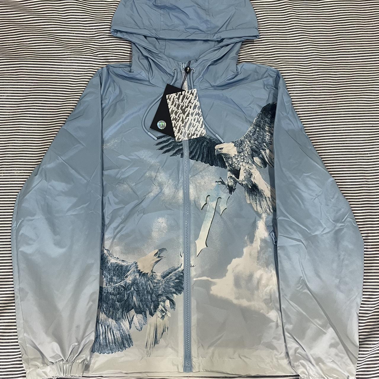 Baby blue Trapstar irongate windbreaker