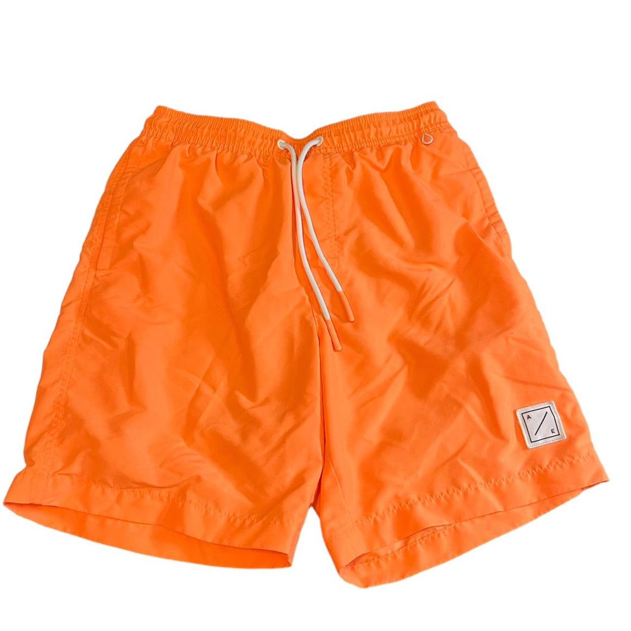 American Eagle swim trunks Mens M Bright Orange... - Depop