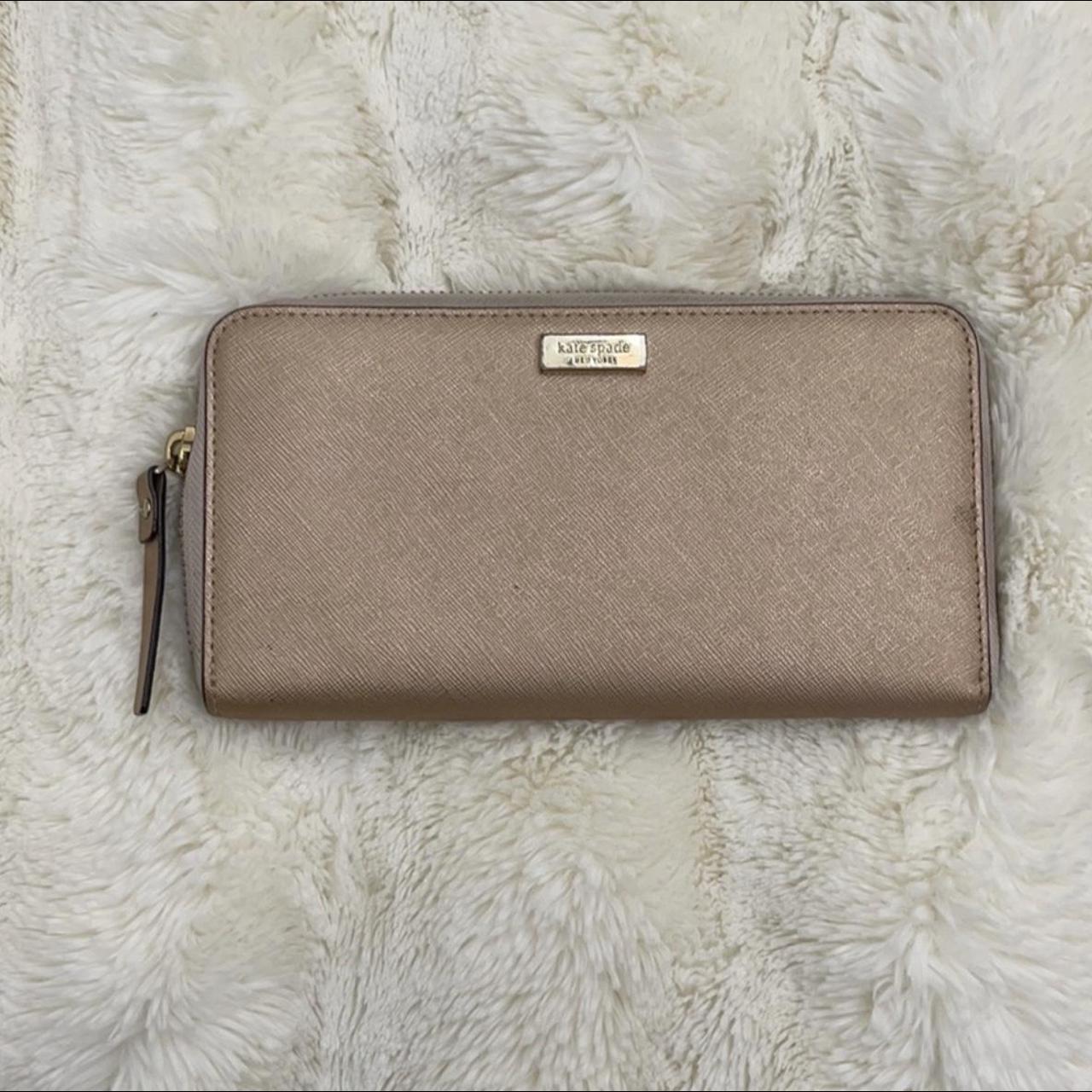 Kate spade rose online gold wallet