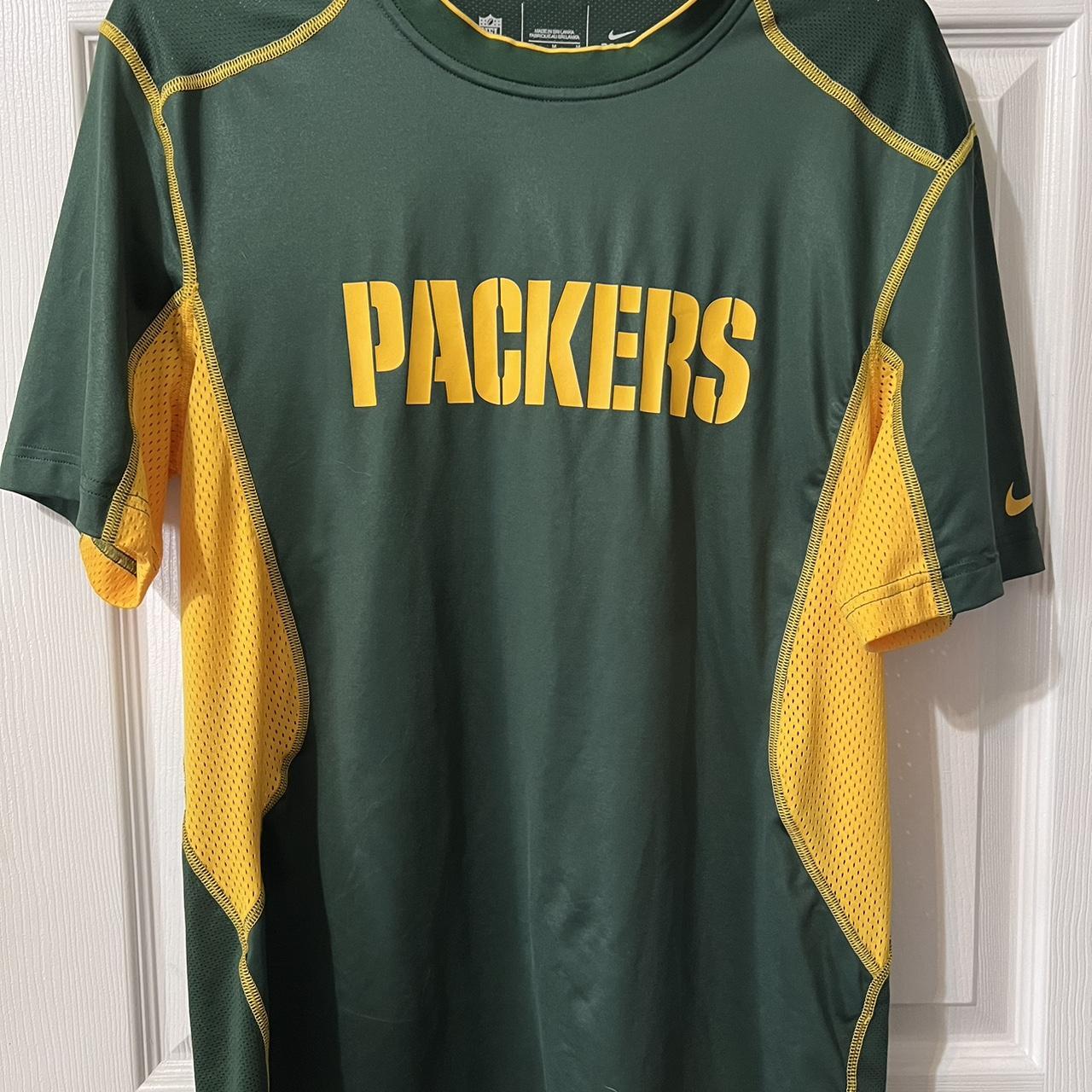 Green Bay Packers Training Nike Dri-Fit Tee - Depop