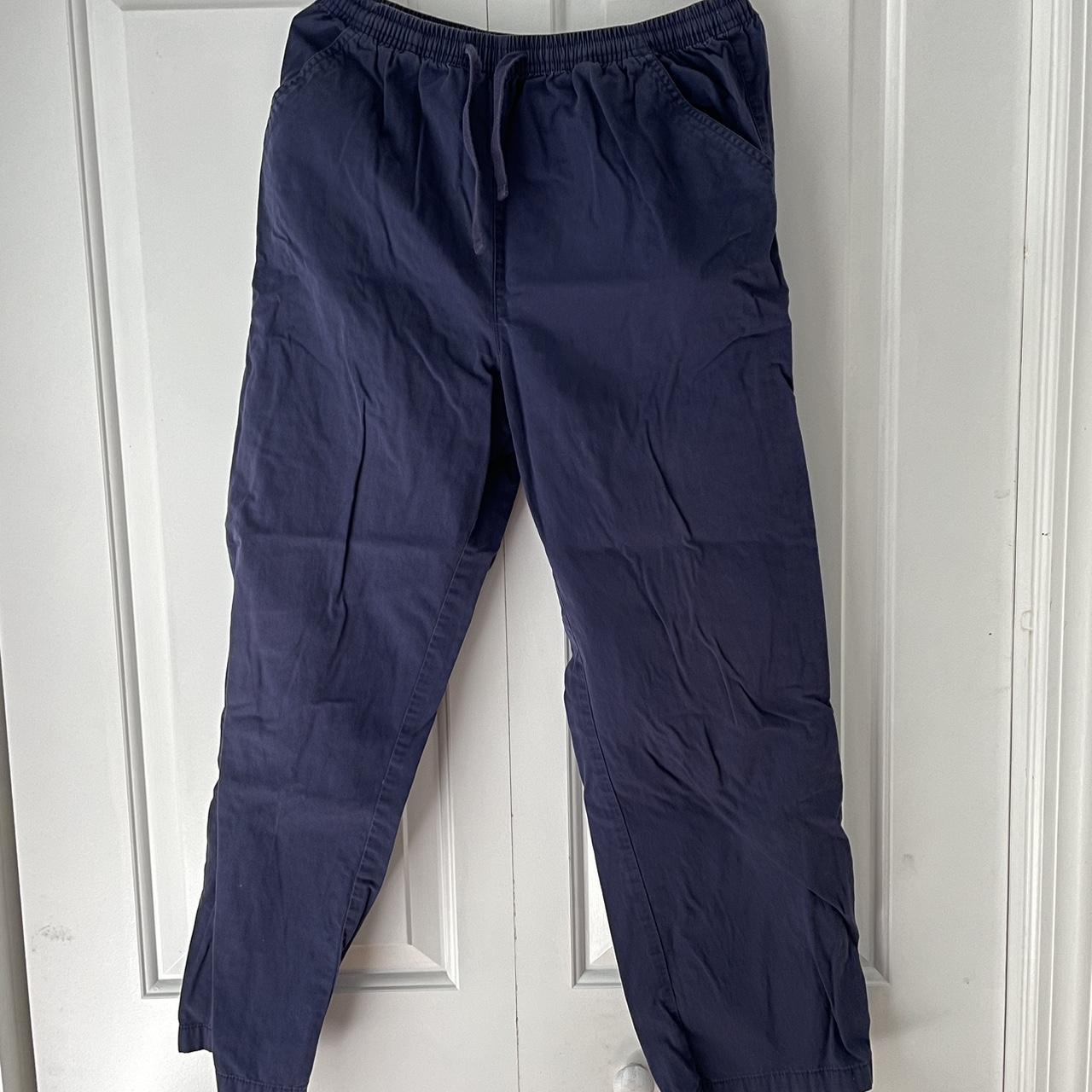 Vintage Damart blue pants. Size M. - Depop